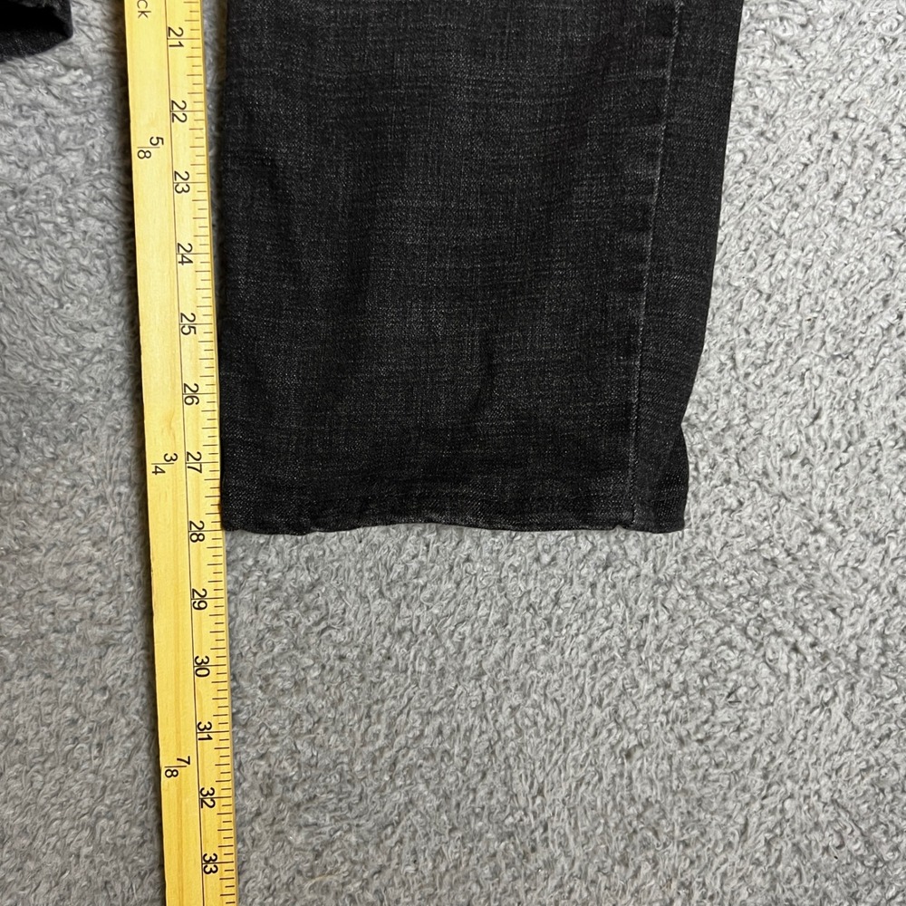 Buffalo Jackson Jeans Mens 32x29 Black Excellent Straight Stretch Faded Denim - Picture 5 of 9